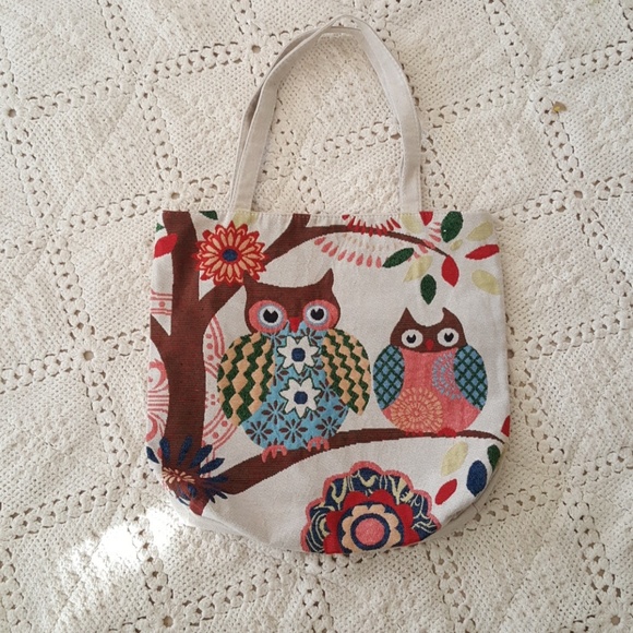 owl tote bag